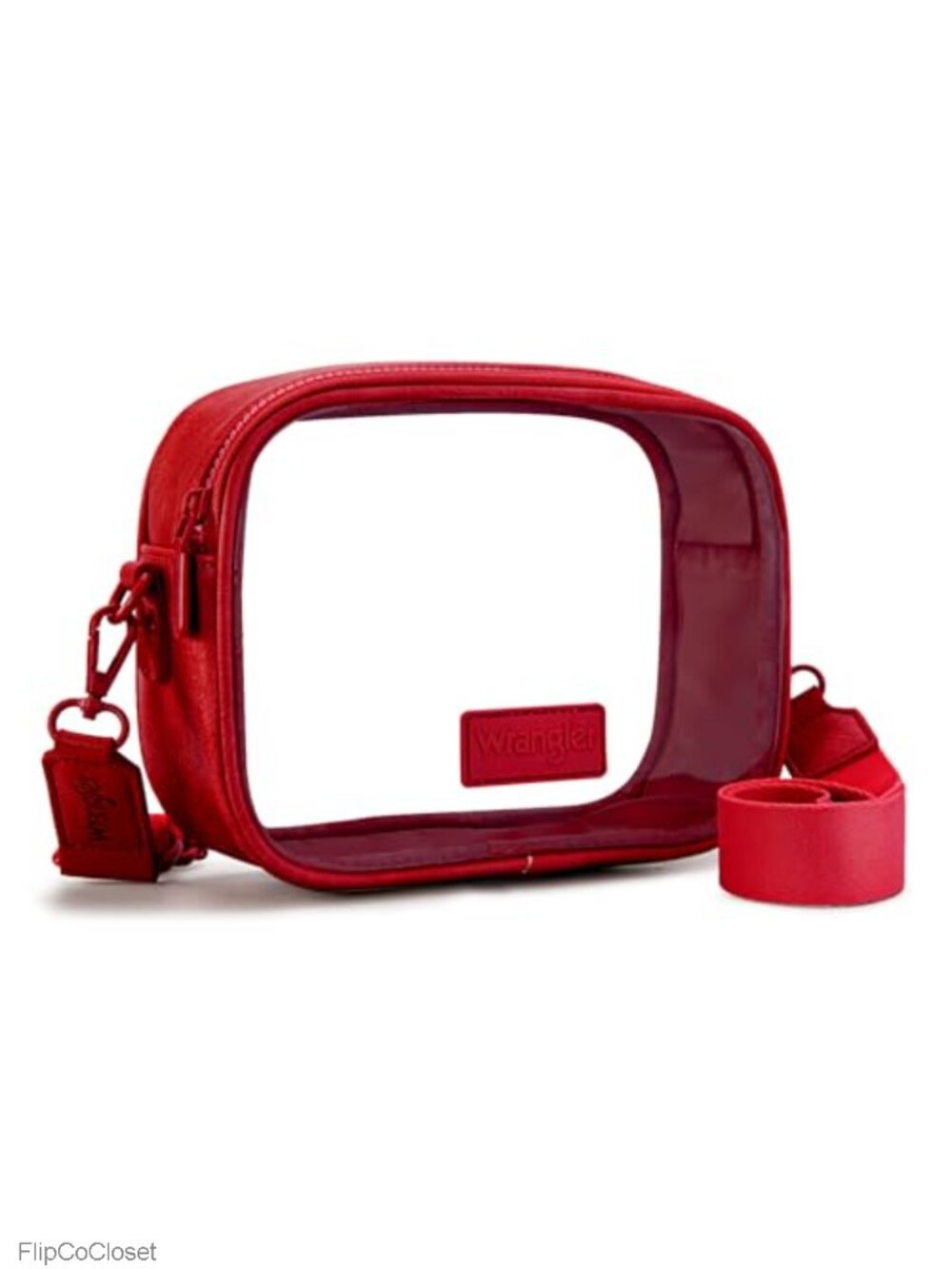Clear Stadium Crossbody Bag Thick PVC Adjustable Strap